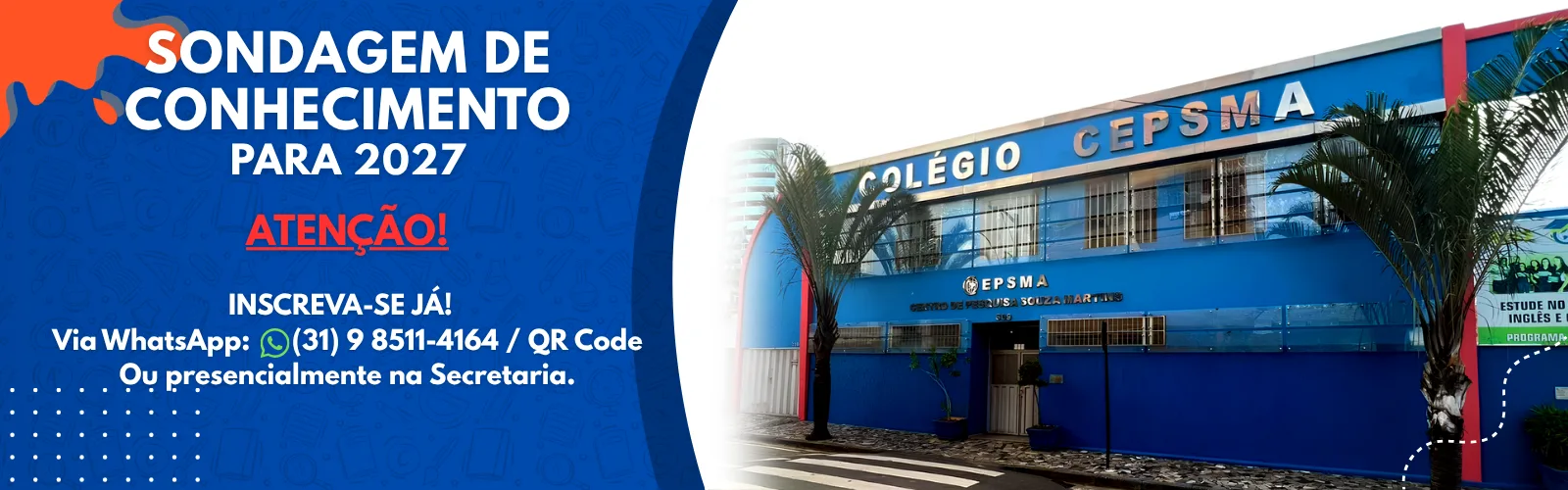 Estão abertas as inscrições para a Sondagem de Conhecimento 2027!